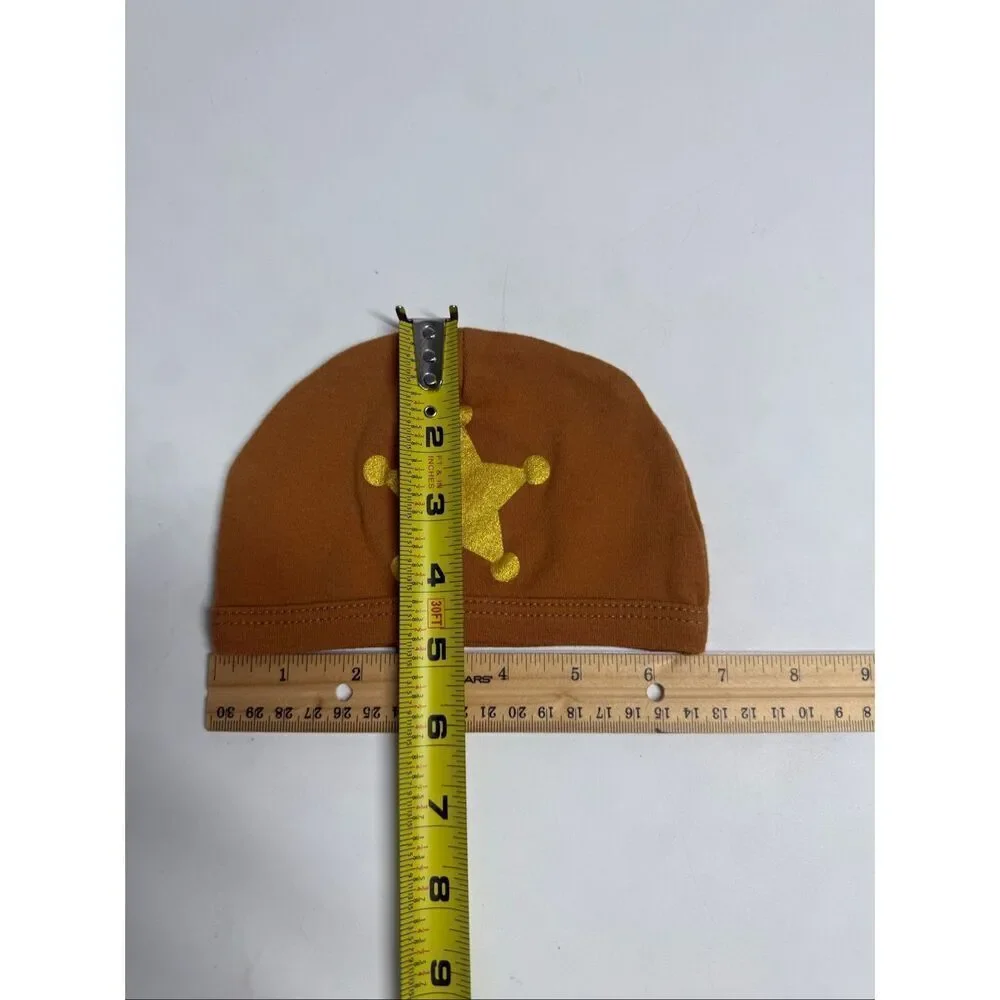 Rare Disney Woody Baby Cotton blend hat Star Trim Size 0-3 months